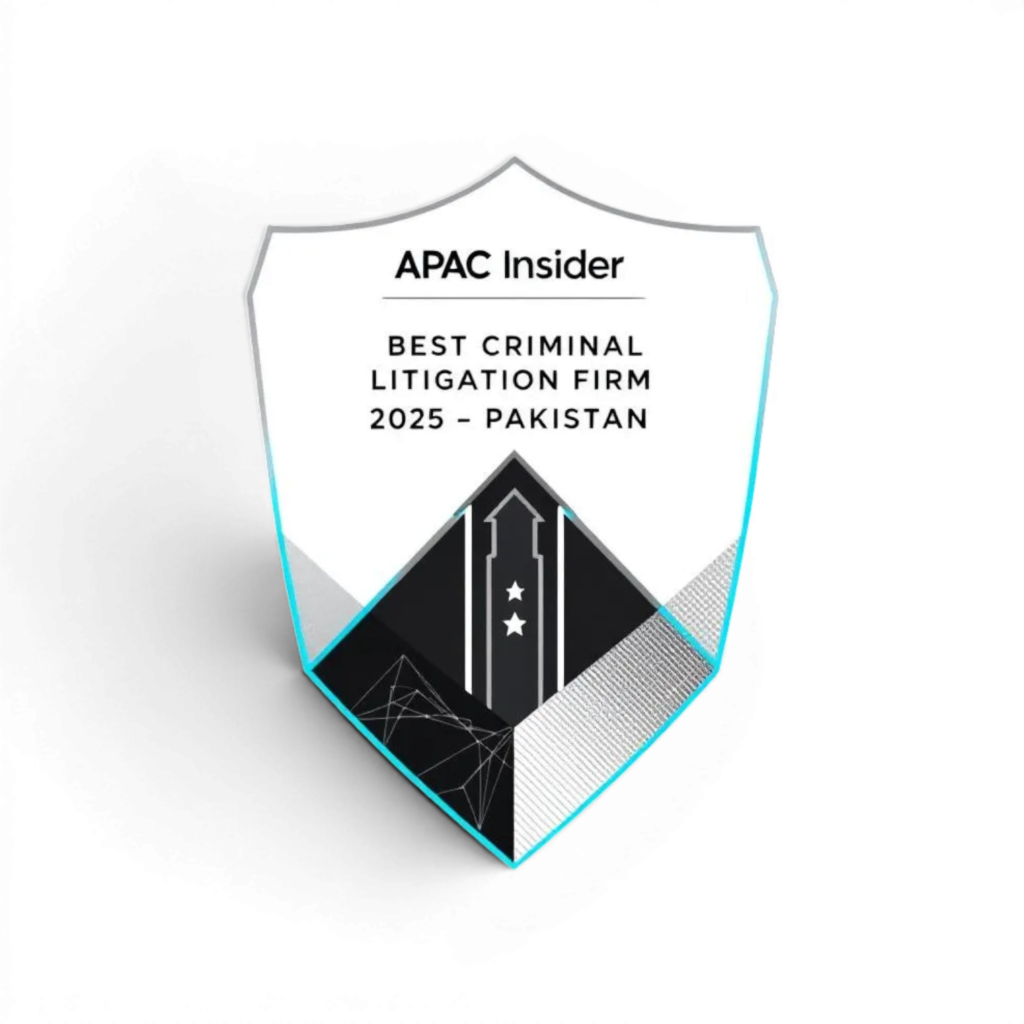 Best Criminal Litigation Firm 2025 – Pakistan - Naich Law Firm Karachi