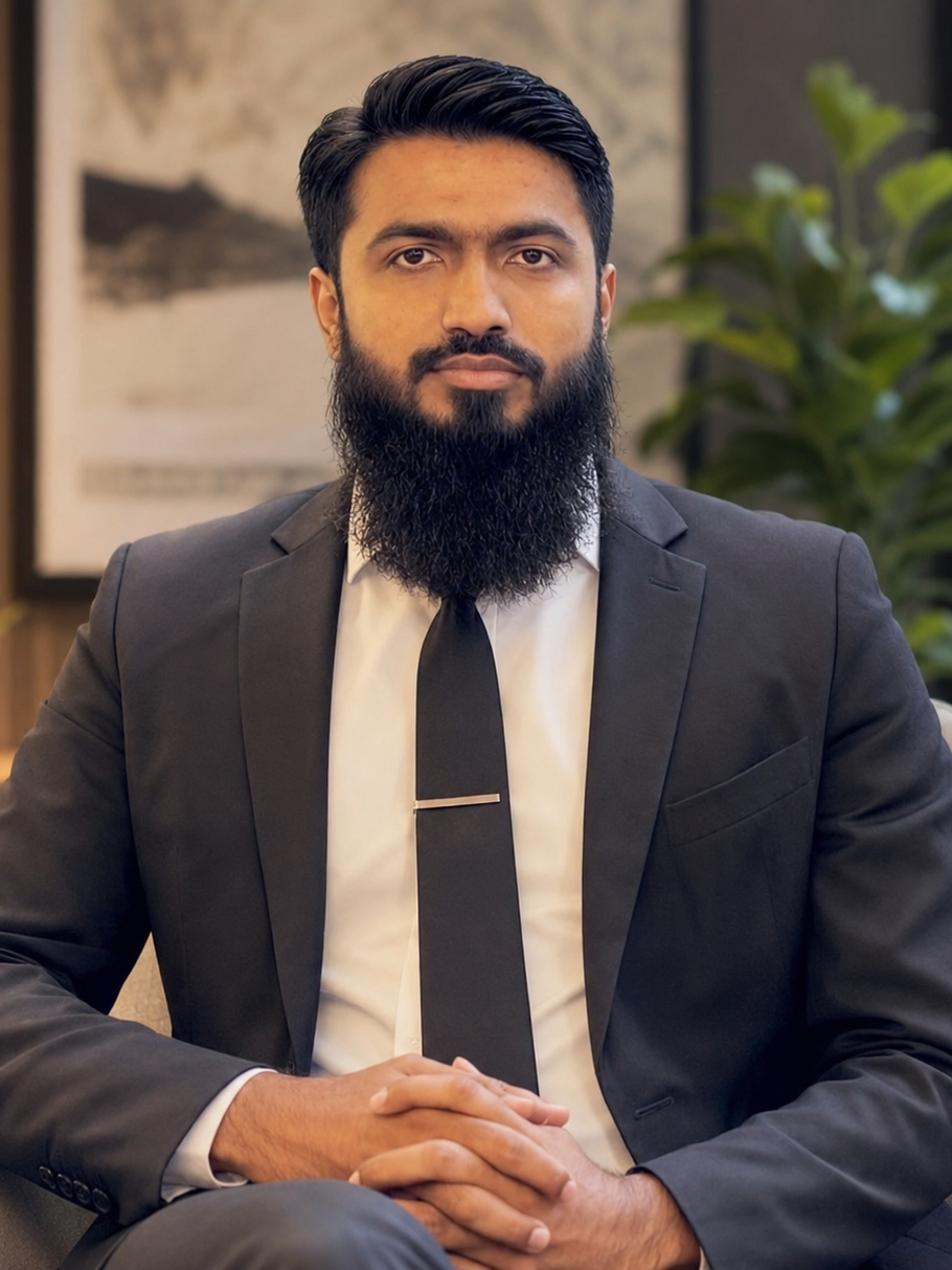 Lawyer in Karachi - Arslan Abid Naich - Advocate High Court, Partner at Naich Law Firm, Specialized, International Law, Civil Law, Business Law, Criminal Law